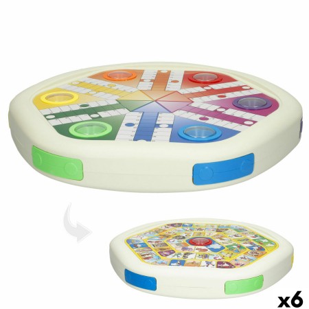 Petits Chevaux et Jeu de l'Oie Automatique Colorbaby (6 Unités)