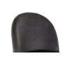 Tabouret DKD Home Decor Noir Métal Polyester Gris foncé (42 x 50 x 102 cm)