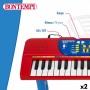 Teclado 37 Teclas Bontempi 43 x 56 x 23 cm (2 Unidades)