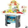 Supermercado de Juguete Colorbaby 66 x 68 x 25 cm 2 Unidades