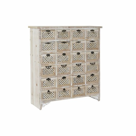Caisson à Tiroirs DKD Home Decor Sapin Marron Clair (89 x 30 x 98 cm)