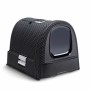 Bac à litière pour chats Curver Anthracite 51 x 38,5 x 39,5 cm Plastique (Plastique)