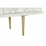 Buffet DKD Home Decor Blanc Doré Laiton Bois de manguier (93 x 41 x 114 cm)