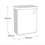 Poubelle Keter 261013 Rose 54 L