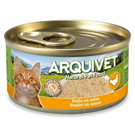Aliments pour chat Arquivet Chicken in sauce Poulet 80 g