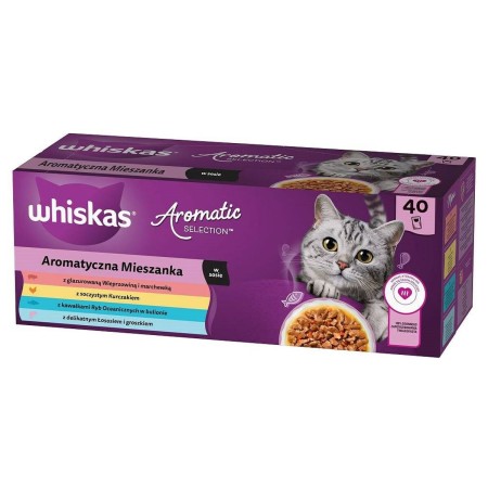 Aliments pour chat Whiskas Aromatic selection Mix 40 x 85 g