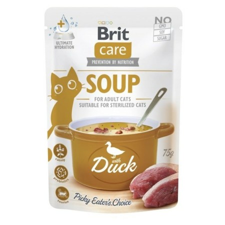Collation pour Chat Brit Care Soup Duck Canard