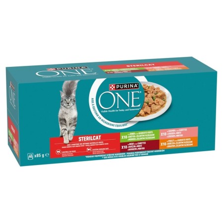 Aliments pour chat Purina One Sterilcat Beef 40 x 85 g