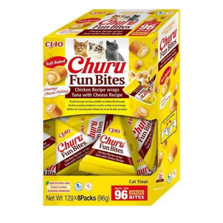 Collation pour Chat Inaba Churu Fun Bites Poulet 8 x 12 g