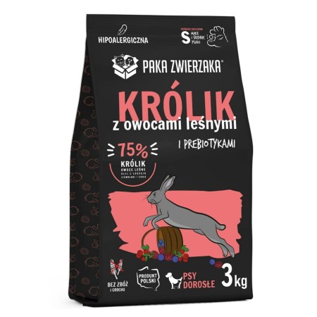 Pienso Paka Zwierzaka Rabbit with forest fruits S Conejo 3 Kg