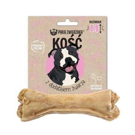 Snack para Perros Paka Zwierzaka Bone with tripe additive M 12 cm Carne de vacuno 55 g