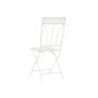 Chaise de jardin DKD Home Decor Métal Blanc (40 x 48 x 93 cm)