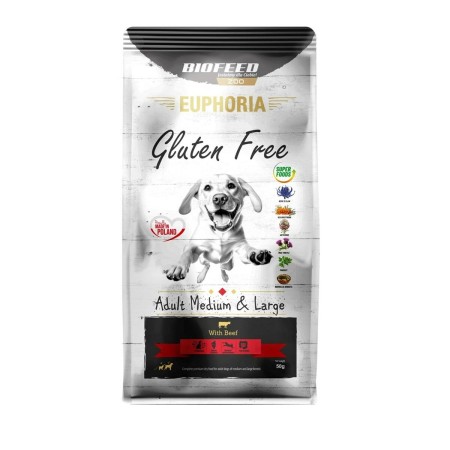 Nourriture Biofeed Euphoria Grain Free Medium and large breeds Beef Veau 50 g