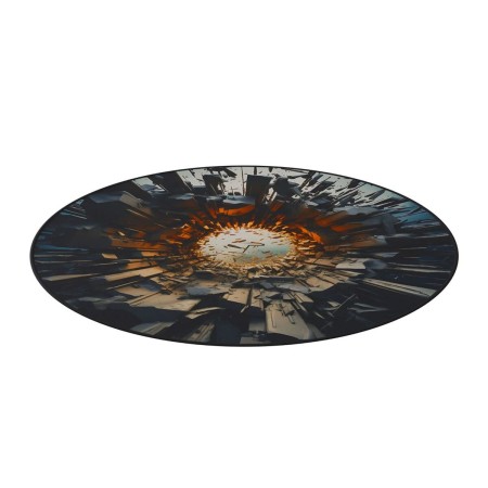 Alfombra Gaming Huzaro HZ-FLOORMAT 5.0 Negro Goma