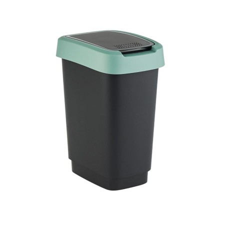 Poubelle Rotho Twist Green Vert Plastique 10 L