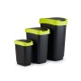 Cubo de basura Rotho Twist Lime Plástico 25 L