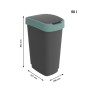 Poubelle Rotho Twist Green Vert Plastique 50 L
