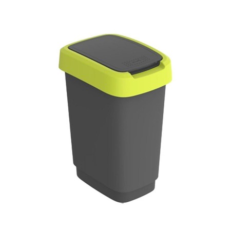 Cubo de basura Rotho Twist Lime Plástico 50 L