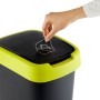 Poubelle Rotho Twist Lime Plastique 50 L