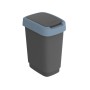 Poubelle Rotho Twist Blue Bleu Plastique 50 L