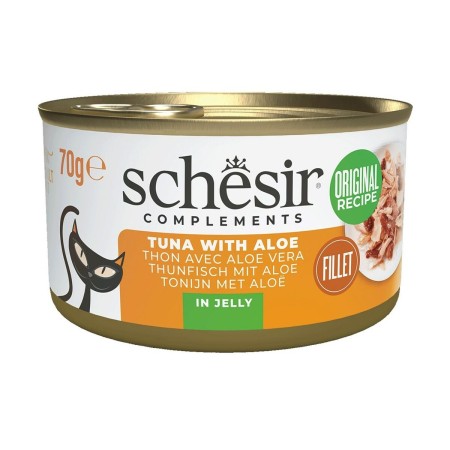 Aliments pour chat Agras Pet Foods SCHESIR Complements Tuna with aloe in jelly Poisson 70 g