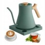 Hervidor Fellow Verde Madera Acero Inoxidable 900 ml