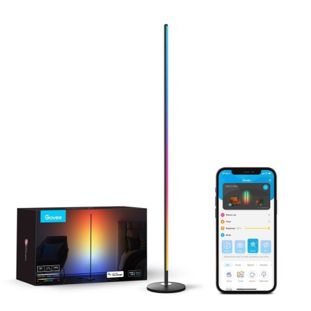 Lampadaire Govee LED Floor Lamp Noir Multicouleur 24 V (1 Pièce)