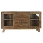 Buffet DKD Home Decor Verre Naturel Bois Recyclé (160 x 48 x 85 cm)