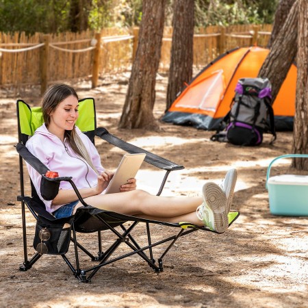 Chaise Transat Pliable de Camping InnovaGoods (Reconditionné B)