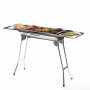 Barbacoa Plegable de Acero Inoxidable para Carbón InnovaGoods Acero Inoxidable (Reacondicionado A)