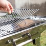 Barbacoa Plegable de Acero Inoxidable para Carbón InnovaGoods Acero Inoxidable (Reacondicionado A)