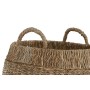 Juego de Cestas Home ESPRIT Natural Metal Hierba marina Boho (3 Piezas)