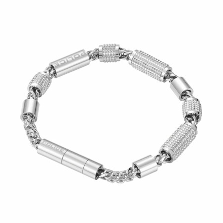 Bracelet Homme Police Acier inoxydable