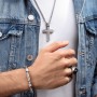 Bracelet Homme Police Acier inoxydable