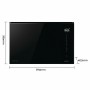 Microondas con Grill Hisense Negro 900 W 25 L