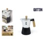 Cafetière Italienne Quttin Aluminium 6 Tasses (6 Unités)