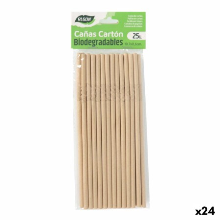 Paille réutilisable Algon 19,7 x 0,6 cm 25 Pièces 24 Unités
