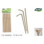 Paille réutilisable Algon 19,7 x 0,6 cm 25 Pièces 24 Unités