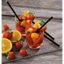 Paille réutilisable Algon Noir 14 x 0,6 cm 25 Pièces 24 Unités