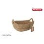 Boîte de rangement Privilege osier 20 x 15 x 7 cm (18 Unités)