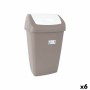Corbeille à papier Tontarelli Aurora Gris 55 L (6 Unités)