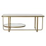 Table Basse DKD Home Decor Verre Métal (90 x 50 x 35 cm)