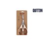 Ciseaux de Cuisine Quttin Terra 21 cm 2,5 mm (16 Unités)