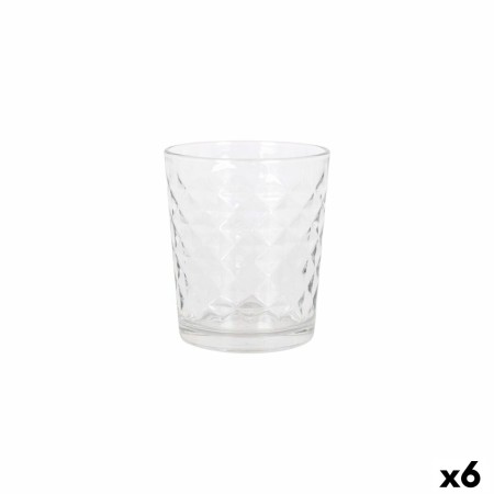 Verre d'eau La Mediterránea Silex diamants 4 Pièces (6 Unités)