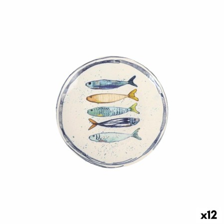 Plato de Postre La Mediterránea Peixe Ø 20 cm (12 Unidades)