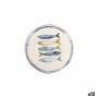 Plato de Postre La Mediterránea Peixe Ø 20 cm (12 Unidades)
