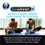 Botella de Agua Bewinner Vidrio Silicona 600 ml (24 Unidades)