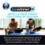 Botella de Agua Bewinner Vidrio Silicona 400 ml 7 x 7 x 19,8 cm (24 Unidades)