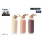 Botella de Agua Bewinner Vidrio Silicona 400 ml 7 x 7 x 19,8 cm (24 Unidades)