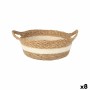 Boîte de rangement Privilege Privilege osier Ø 27 x 9 cm (8 Unités)
